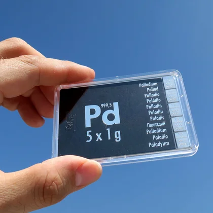 Palladiumtafel zu 5g
