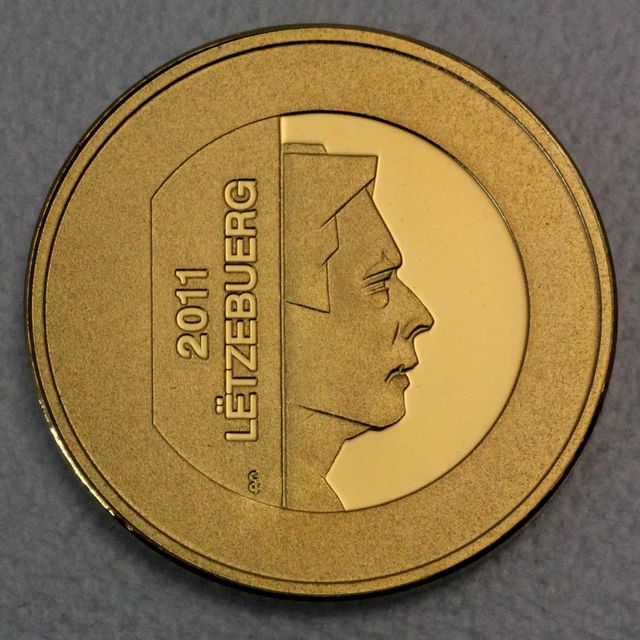 10 Euro Goldmünze Luxemburg 2011 Luxembourg Goldeuro