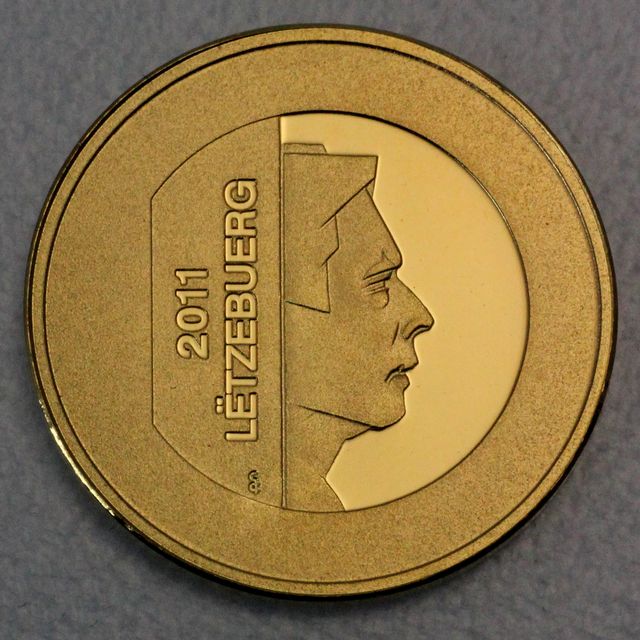 10 Euro Goldmünze Luxemburg 2011 Luxembourg Goldeuro