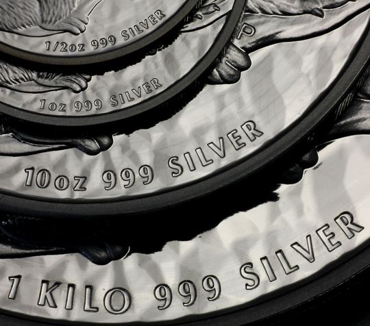1oz Silbermünzen, 10oz Silbermünzen, 1kg Silbermünzen Australien