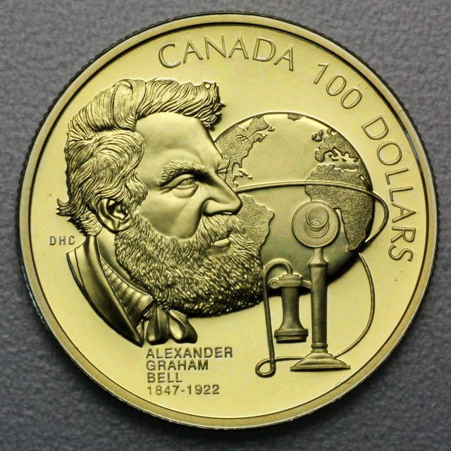 100 Dollar Goldmünze Kanada 1997 aus 58,3% Gold