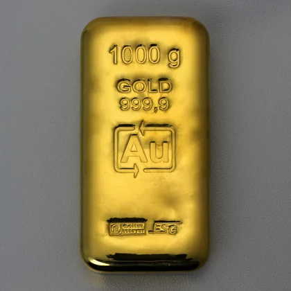 1000g Recycling Goldbarren