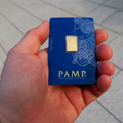 2,5g Goldbarren Fortuna von PAMP