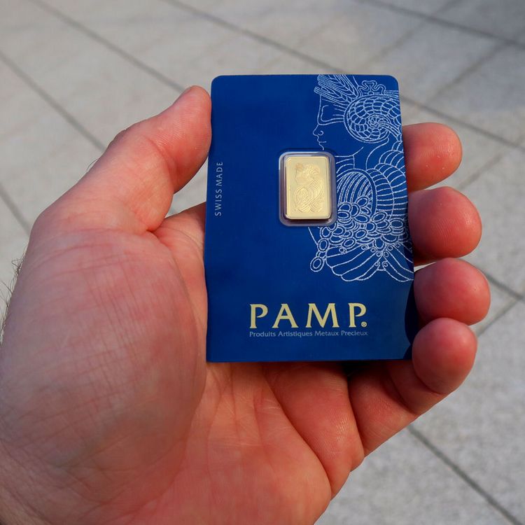 2,5g Goldbarren Fortuna von PAMP