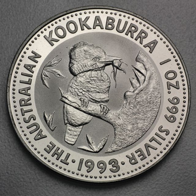 Kookaburra Silbermünze 1993