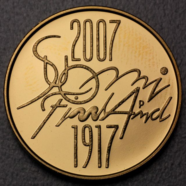 100 Euro Goldmünze Finnland 2007