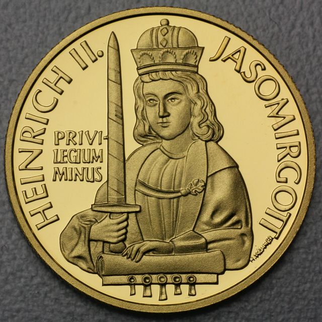 500 Schilling Goldmünze Österreich 1996 Jsomirgott