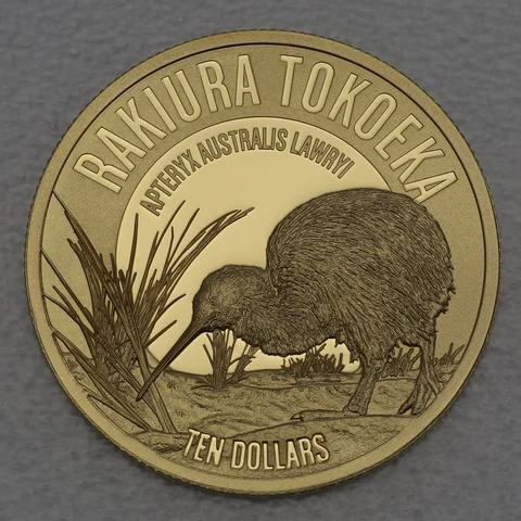 Goldmünze 1/4oz Neuseeland Kiwi New Zealand 2017