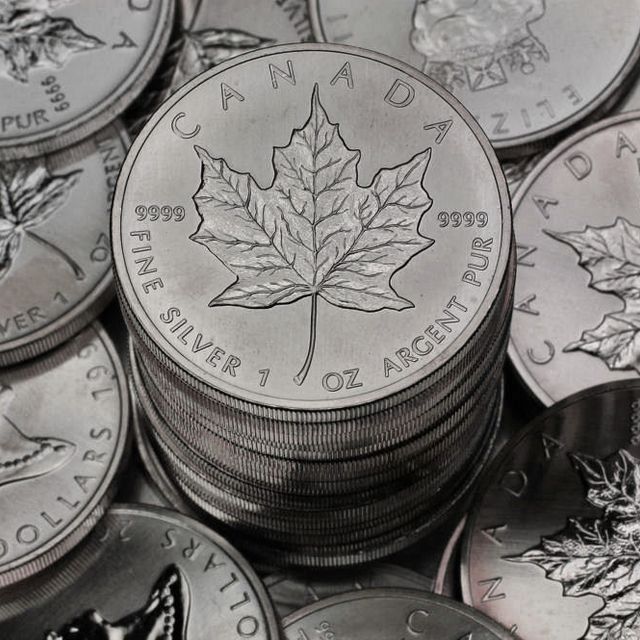 Maple Leaf Silbermünzen 1oz Kanada