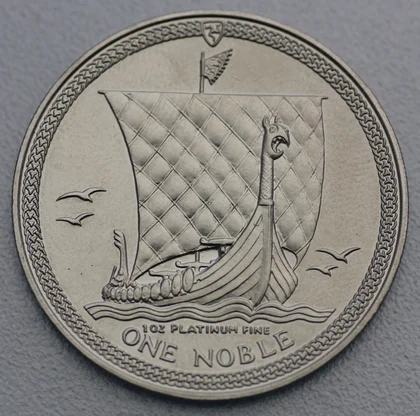 Eine Platinunze Noble