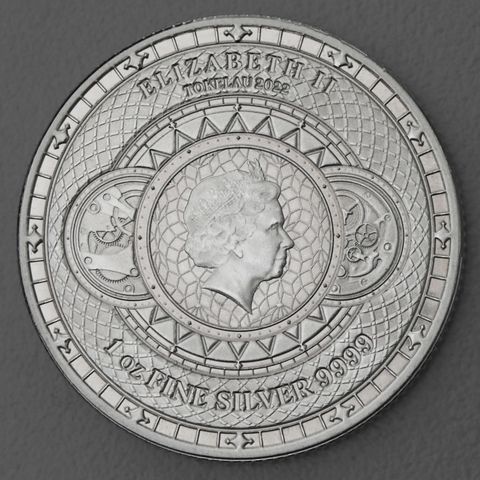 Silbermünze 1oz Tokelau - Chronos 2022