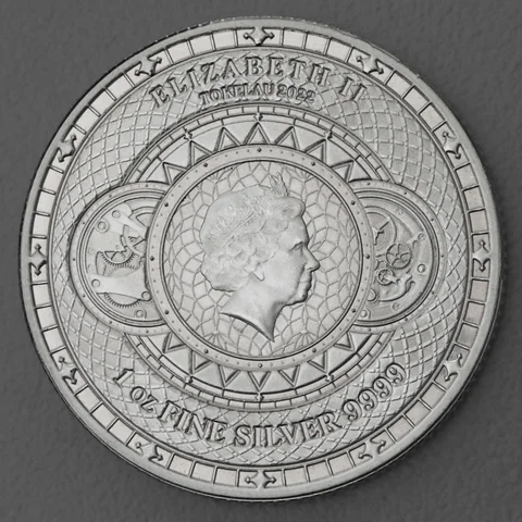 Silbermünze 1oz Tokelau - Chronos 2022