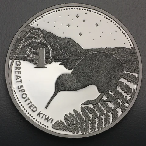 Silbermünze 1oz Neuseeland New Zealand Kiwi 2008