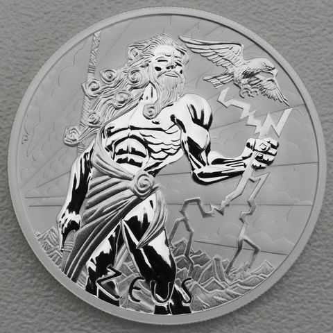 Silbermünze 1oz Tuvalu Gods of Olympus - 2020 Zeus
