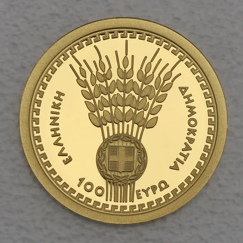 Goldmünze 100 Euro Griechenland 2019 Götter des Olymp - Demeter