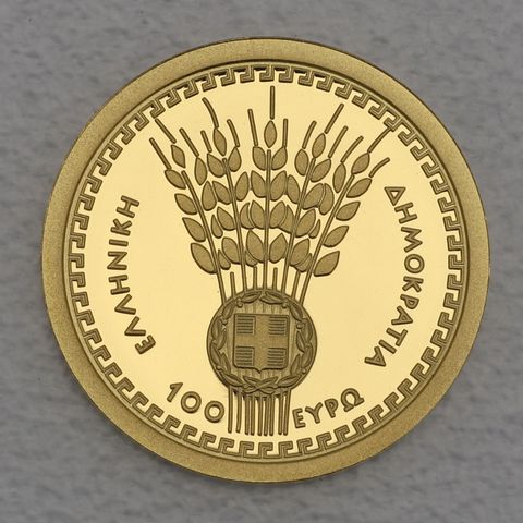 Goldmünze 100 Euro Griechenland 2019 Götter des Olymp - Demeter