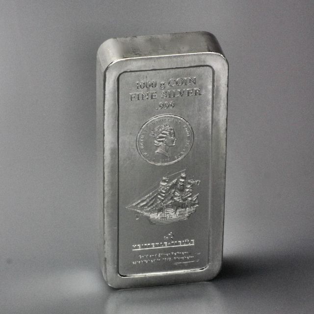 1kg Silber-Münzbarren Cook Island