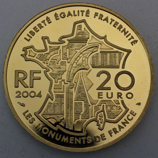 20 Euro Goldmünze Frankreich 2004 Avignon