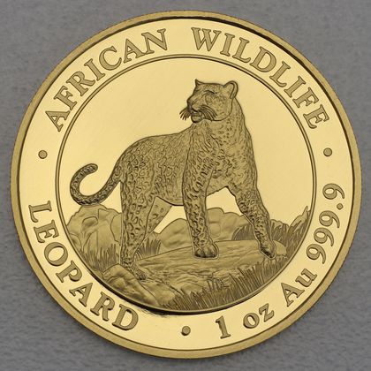 Somalia Leopard Goldmünzen