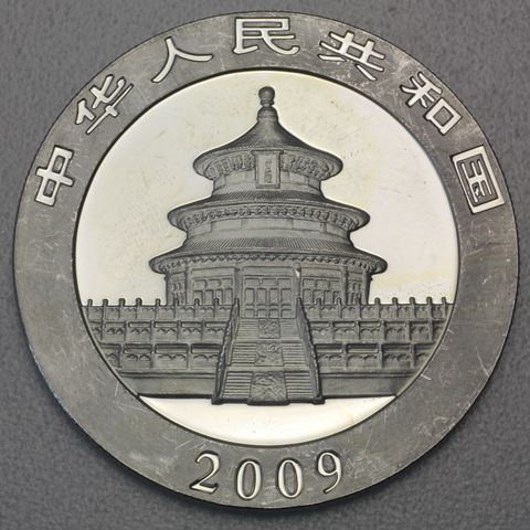 1oz Silbermünze Panda, 2009