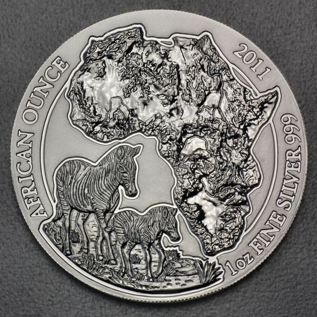 Silbermünze African Ounce 2011 - Zebra