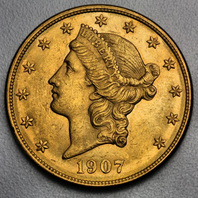 20 Dollar Double Eagle Liberty Head Goldmünze