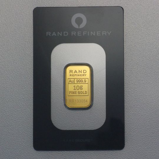10g Goldbarren Rand Refinery