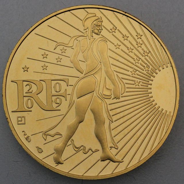 250 Euro Goldmünze Frankreich 2009