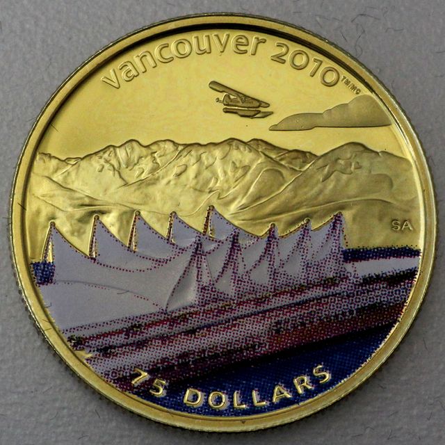 75 Dollars Goldmünze Kanada 2008 (nur 583er Gold)