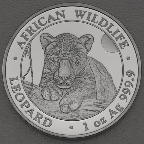 Silbermünze 1oz Somalia Leopard 2025
