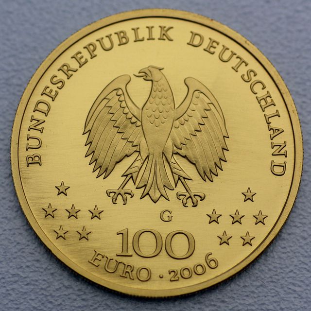 100 Euro Goldmünze BRD Weimar 2006