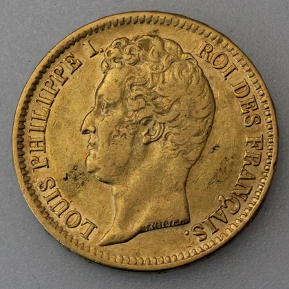 Goldmünze Louis Philippe I 20 Francs