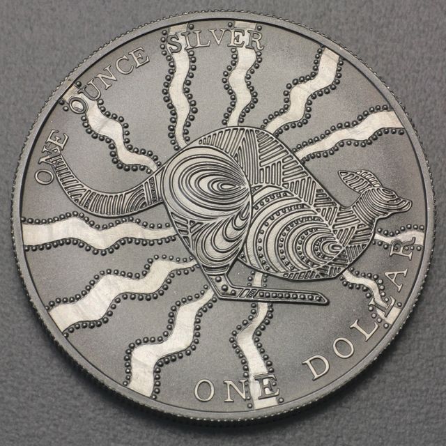 Känguru Silbermünze Australien 2002