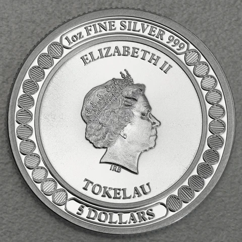 Silbermünze 1oz Tokelau Equilibrium 2019