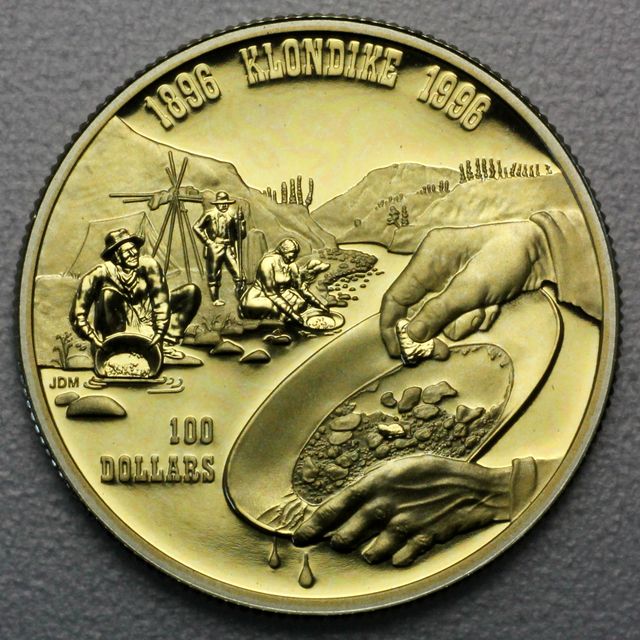 100 Dollar Goldmünze Kanada 1996 aus 58,3% Gold