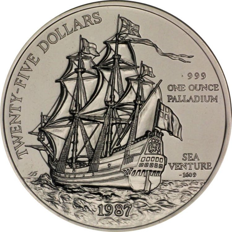 Palladiummünzen Bermuda