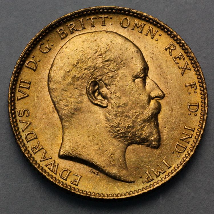 Sovereign Goldmünze Edward VII Kanada C