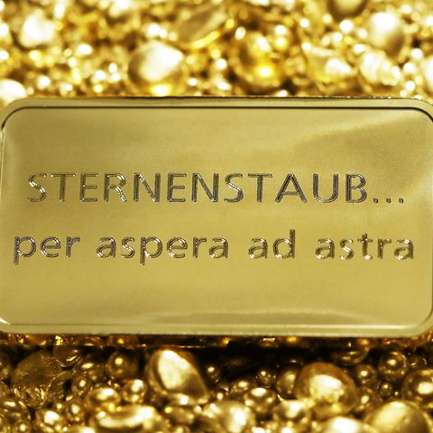 Textgravur auf 1oz Gold