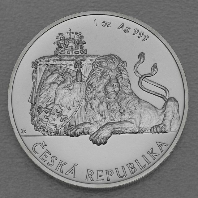 Silbermünze 1oz Niue Czech Lion - Tschechischer Löwe 2019