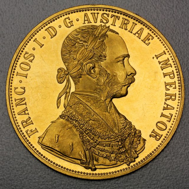 4 Dukaten Goldmünze Österreich
