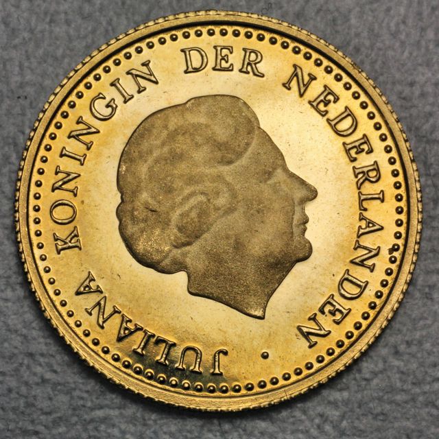 50 Gulden Goldmünze Niederländische Antillen Juliana Königin der Nederlanden 1979