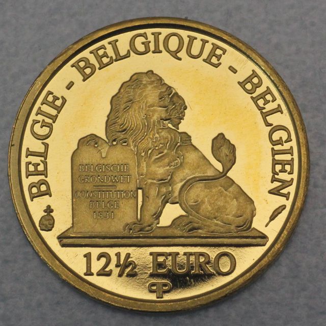 12,5 Euro Goldmünzen Belgien 2011