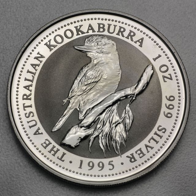 Kookaburra Silbermünze 1995