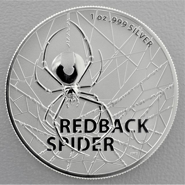 Silbermünze 1oz Australias Most Dangerous Redback Spider 2020