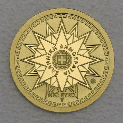 Goldmünze 100 Euro Griechenland 2018 Götter des Olymp - Apollo