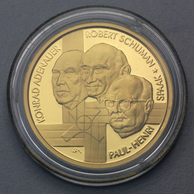 100 Euro Goldmünzen Belgien 2002