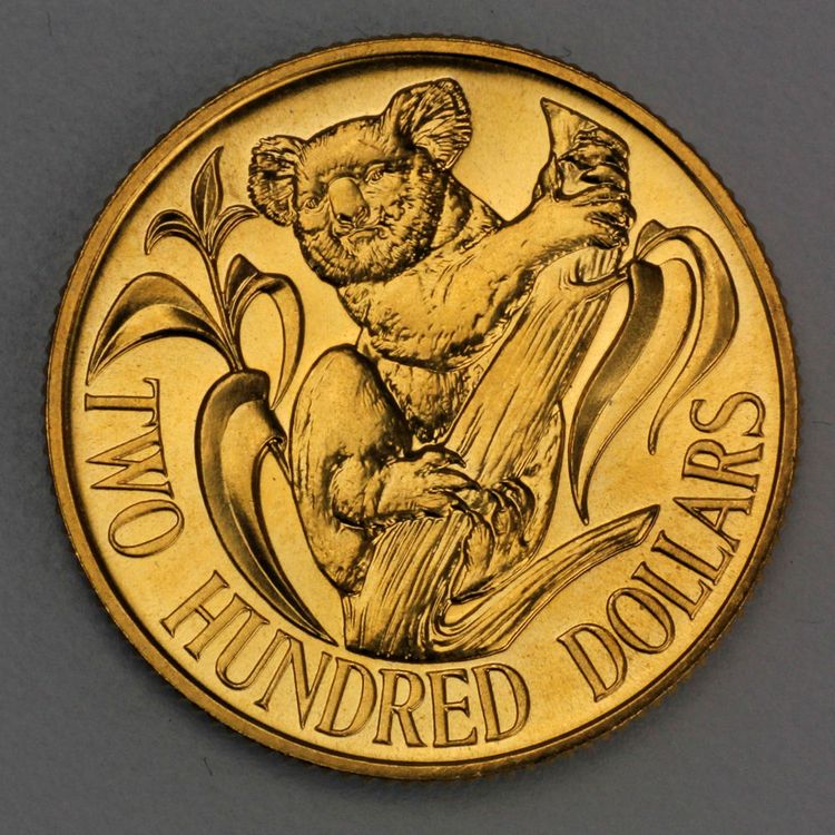 Australische Koala Goldmünzen