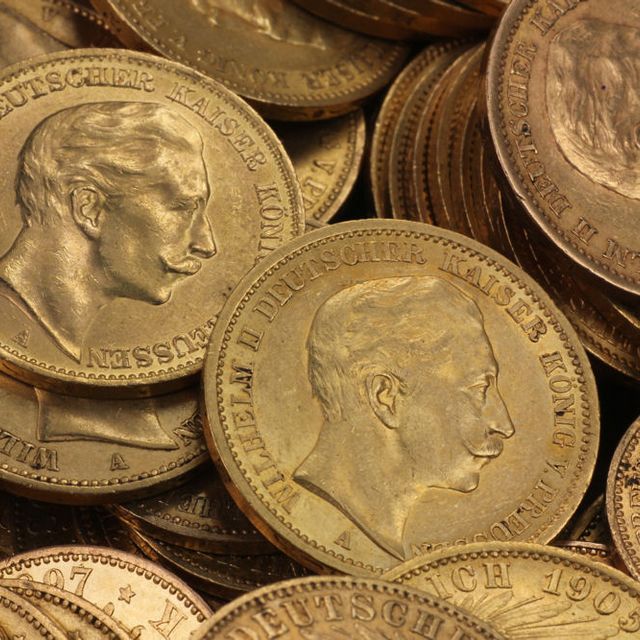 Wilhelm II Goldmünzen 20 Mark
