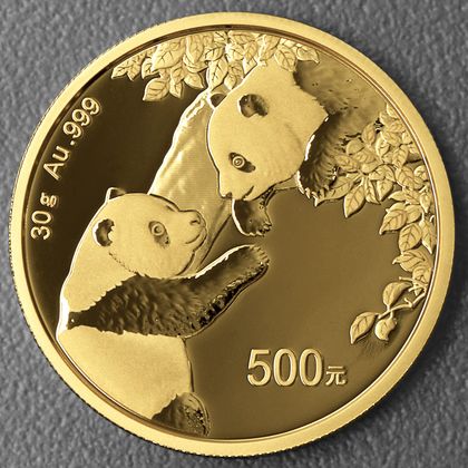 Goldmünze China Panda, 30g, 2023