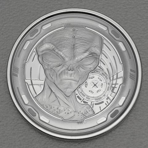 Silbermünze 1oz Ghana Ailen 2022
